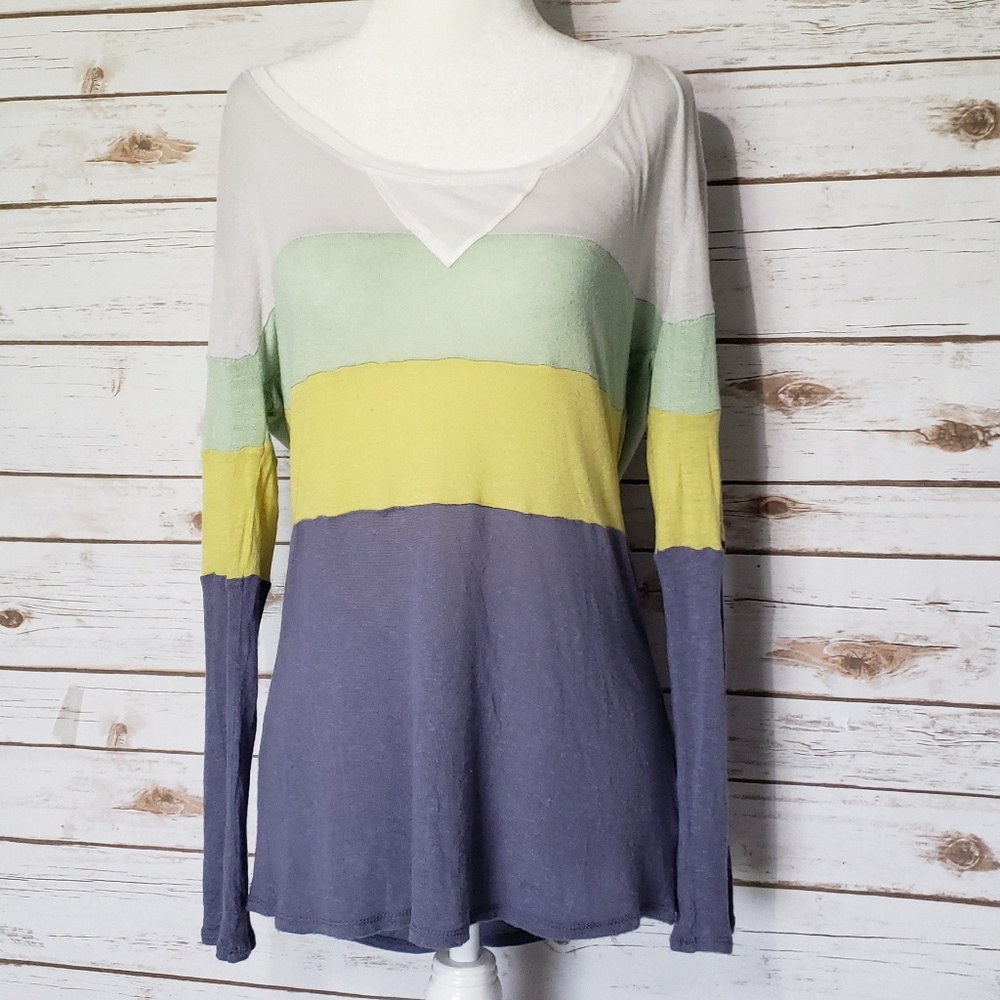 Anthropologie Pilcro Striped Color block T…